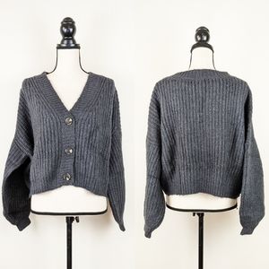 🦋LAST🦋 NWT Grade & Gather Chunky Knit Cardigan, Medium/Large